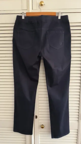 Pantalón mujer cintura elástica con etiquetas