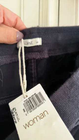 Pantalón mujer cintura elástica con etiquetas