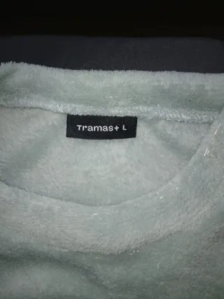 Pijama Invierno Verde y Blanco