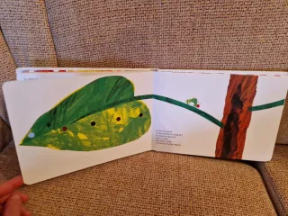 La pequeña oruga glotona cartoné mediana (Spani...