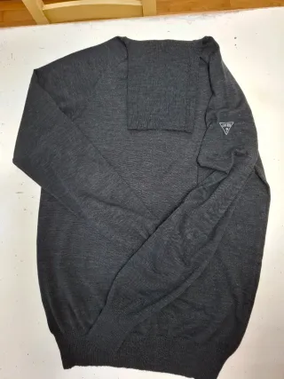 Maglione Guess collo alto grigio antracite