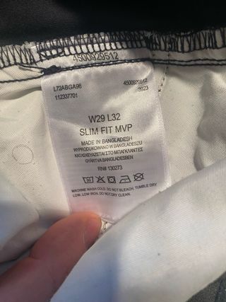 Pantaloni Lee Blu Scuro Uomo