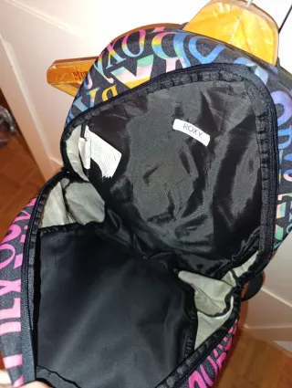 Mochila Roxy Negra Multicolor