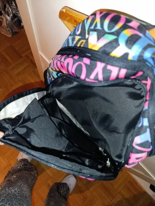 Mochila Roxy Negra Multicolor