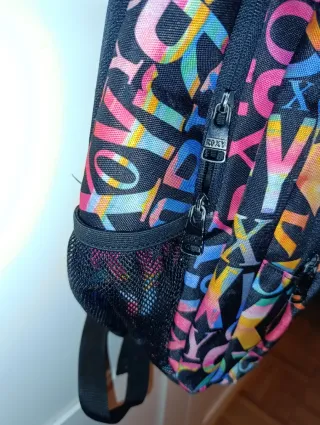 Mochila Roxy Negra Multicolor