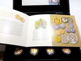 14 Monedas Plata Aniversario Libra 2008