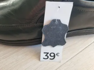 Mocasines Hombre Negro Talla 41.