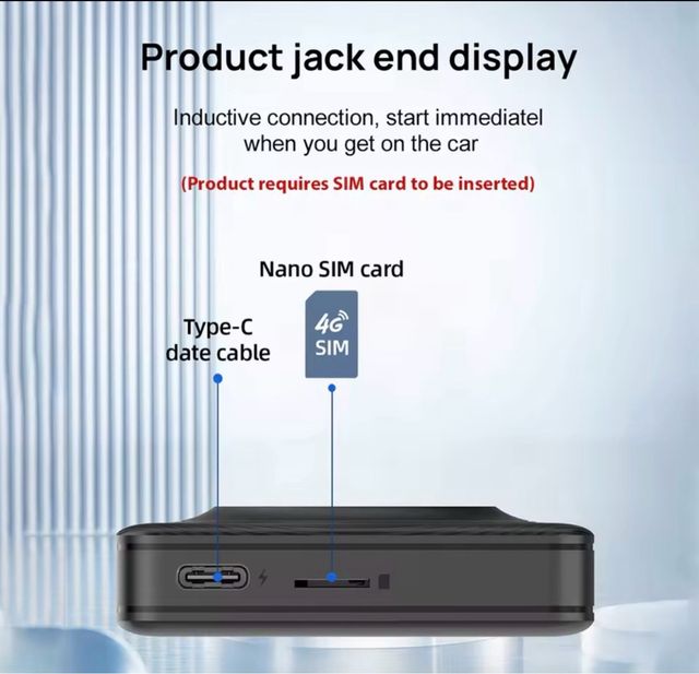 Carlinkit T2C Caja Inalámbrica CarPlay para Tesla