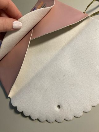 Bolso y monedero con pájaros y flores