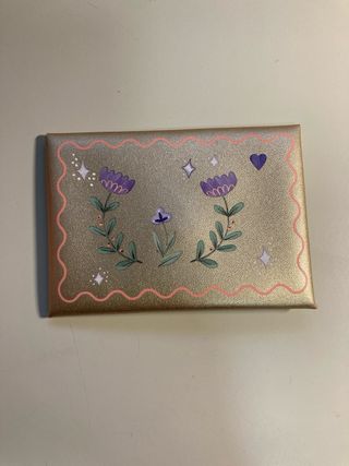 Bolso y monedero con pájaros y flores