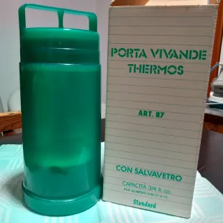 Thermos portavivande verde
