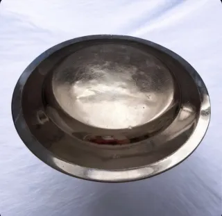 Piatto Christofle Alfenide silverplated per AGNES