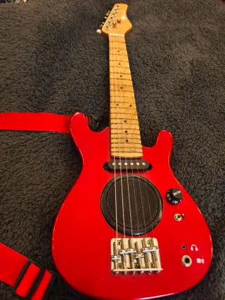 Guitarra Eléctrica Roja para Niños