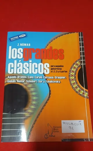 Libro de Guitarra Clásica para Pequeños Guitarrist