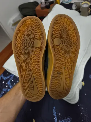 Nike SB Zapatillas Skate Negras Suela Marrón