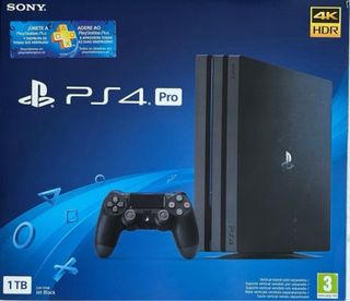 Consola Sony PS4 Pro Negra + un mando nuevo