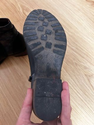 Botines Pikolinos Mujer Talla 38 Negros/Plata