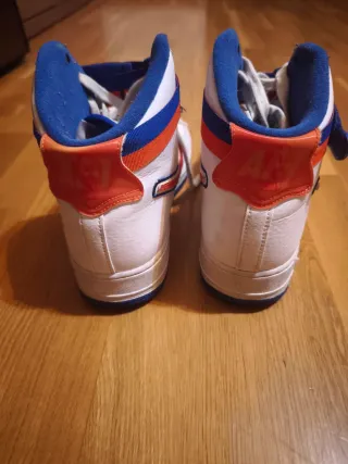 Nike Air Force 1 High Top Blancas Naranja