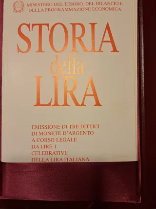 6 Monete Argento Lira 1999-2001