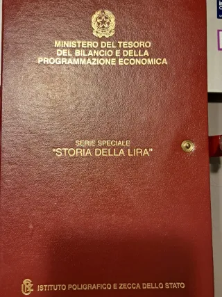 6 Monete Argento Lira 1999-2001