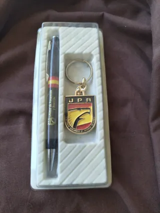 Lote Policía Nacional UIP -Pin Bolígrafo y Llavero