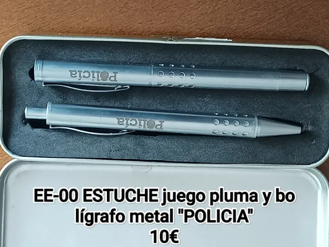 Lote Policía Nacional UIP -Pin Bolígrafo y Llavero