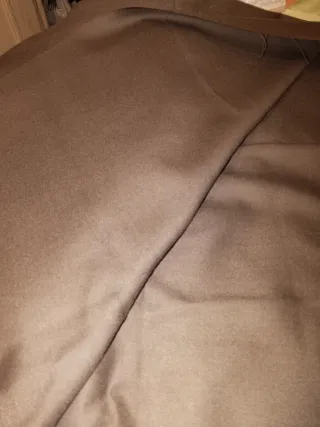 Tela para falda marrón