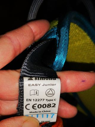 Set imbracature e caschi da arrampicata junior Simond