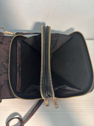 Bolso bandolera estampado serpiente