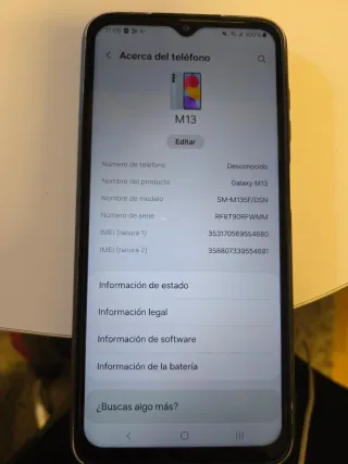 Samsung M13 Azul