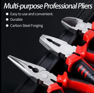 3 Alicates Acero Cromo Vanadio multifuncional!!