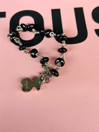 Pulsera Tous Onix y colgante Turquesa