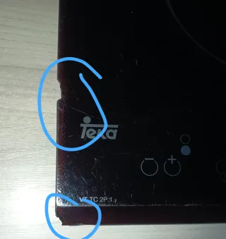 Placa Vitrocerámica Teka 2 fuegos