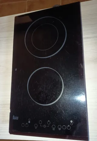 Placa Vitrocerámica Teka 2 fuegos