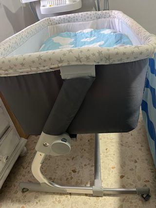 Minicuna colecho bebé JANE BABYSIDE y colchon