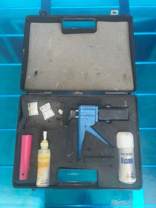 Pistola dosificadora pegamento bicomponente