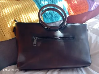 Bolso de mano vintage con diseño floral