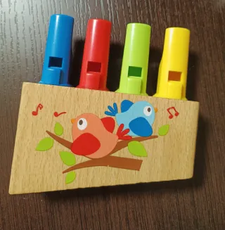 Campanas musicales y flauta Hape