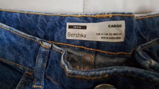 Pantalón vaquero cargo azul Talla 34