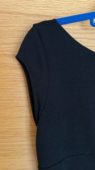 Vestido Desigual Negro Talla M