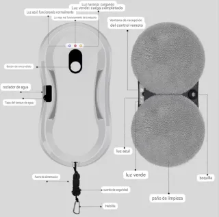 Robot Limpiacristales Eléctrico