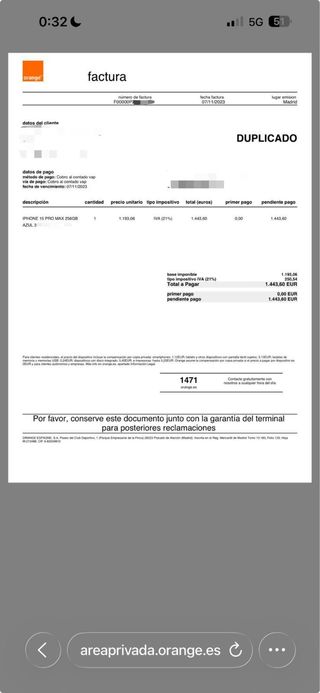 iPhone 15 Pro Max 256GB Azul