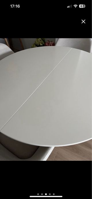 Mesa redonda extensible Ikea