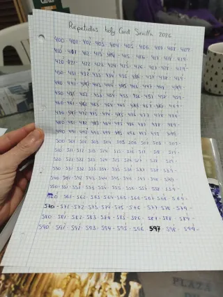 Repetidos! Cromos Holy Card Sevilla 2026