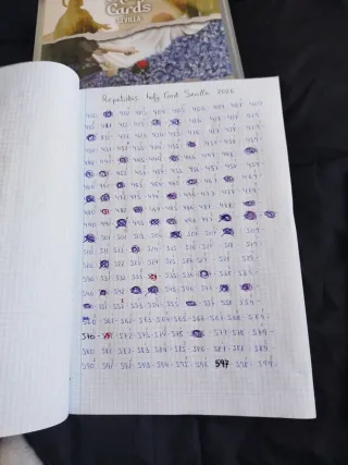 Repetidos! Cromos Holy Card Sevilla 2026