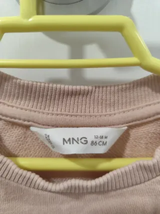 Sudadera Mango Pingüinos Talla 12-18 Meses