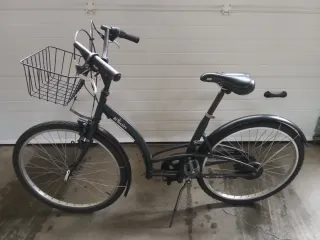 Bicicleta Urbana con Cesta.  Ruedas de 26 pulgadas
