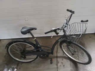 Bicicleta Urbana con Cesta.  Ruedas de 26 pulgadas
