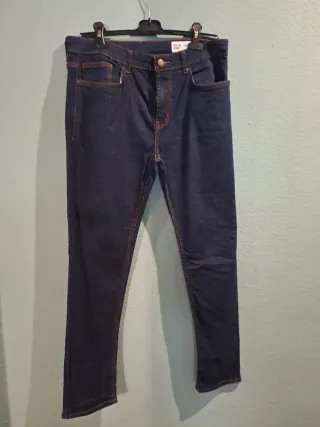 Pantalón vaquero de caballero azul