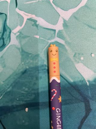 Set 4 penne cancellabili tema natalizio